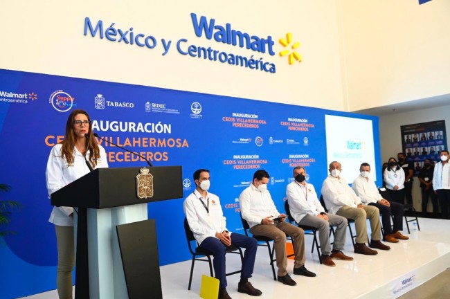 Inauguran centro de distribución de productos perecederos de Walmart