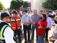 Inaugura Yolanda Osuna, obras de drenaje y concreto hidráulico