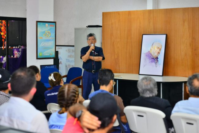 Homenaje póstumo del ingeniero Valdivia