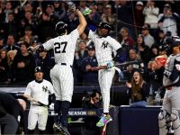 Judge con su primercuadrangular y Yankeesvencen a Cleveland 6-3