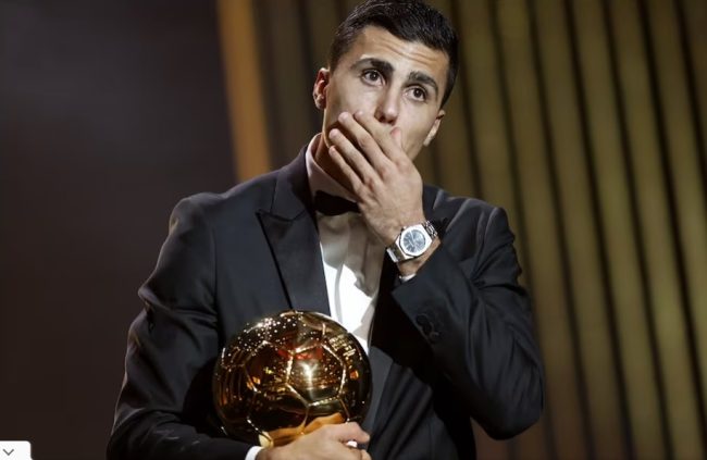 Rodri, ganó Balón de Oro 2024