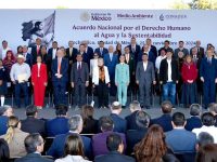 Firman Acuerdo Nacional por el Derecho Humano al Agua y la Sustentabilidad 