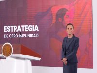 Estrategia de seguridad dará resultados, afirma Sheinbaum