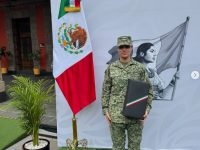 Ana Paula Vázquez, medallista olímpica recibe ascenso en el Ejército Mexicano