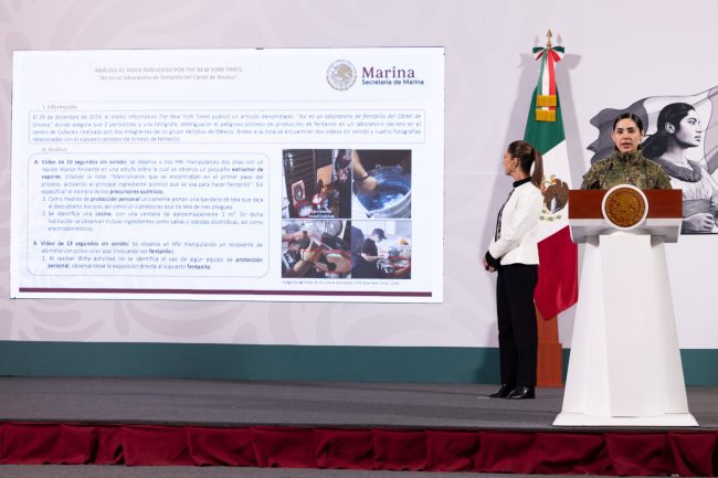 México no aceptará injerencismo extranjero en combate al fentanilo