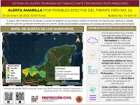Alerta amarilla por el frente frío 24