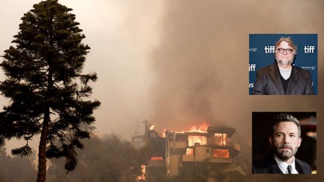 Famosos evacúan sus casas por incendios