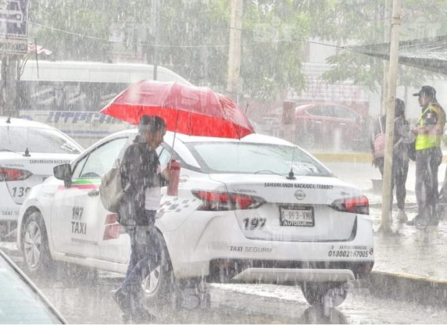 SEGUIRÁN LAS LLUVIAS FUERTES PARA TABASCO