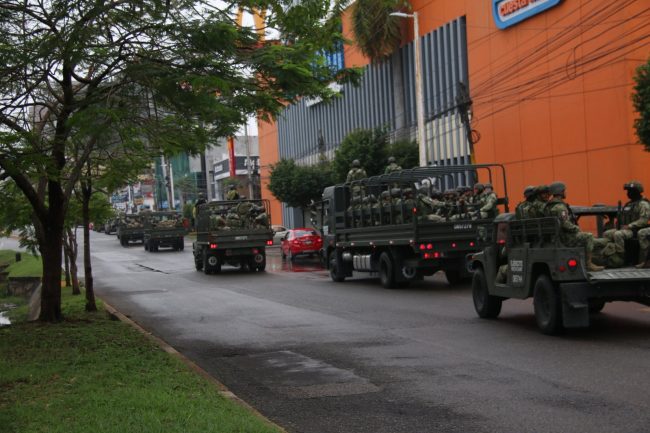 Arriban a Tabasco más elementos de la Sedena