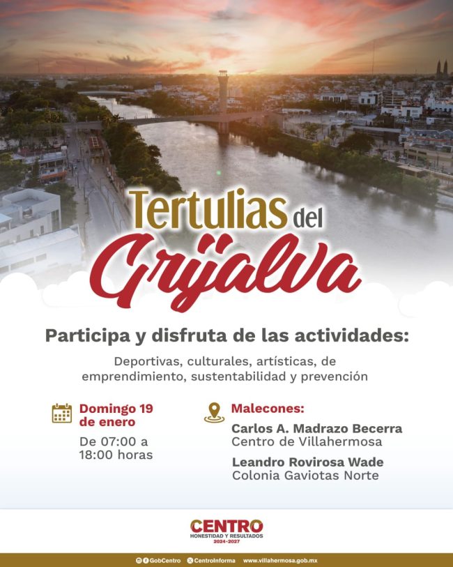 Inicia Centro “Tertulias del Grijalva” 