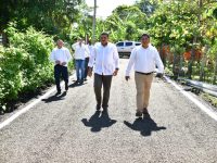 Atestigua Gobernador rehabilitación de camino en Ayapa y Centros Integradores