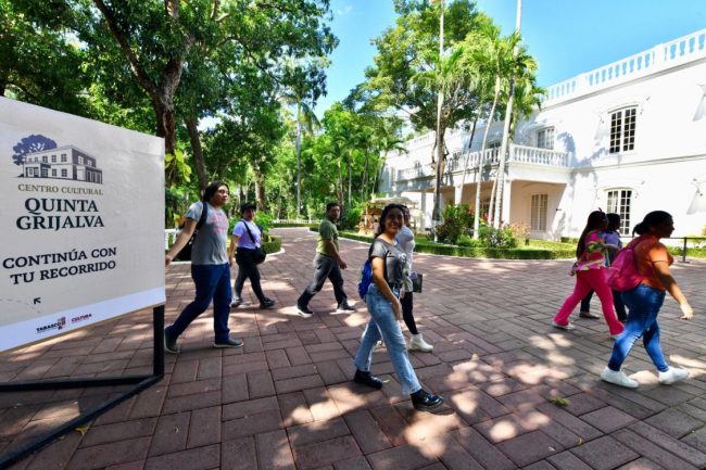 Más de 35 mil personas han visitado la Quinta Grijalva
