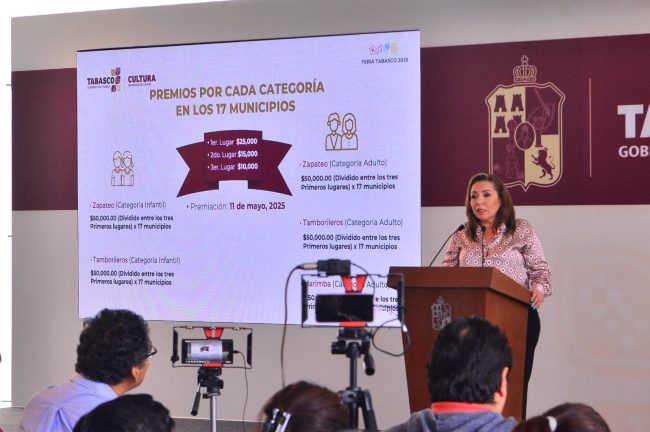Feria Tabasco 2025 marcará precedente en la cultura: Castillo
