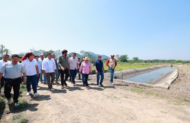 Supervisa Javier May avances de rehabilitación de la Piscifactoría