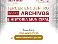 Convoca Centro al Tercer Encuentro sobre Archivos e Historia Municipal