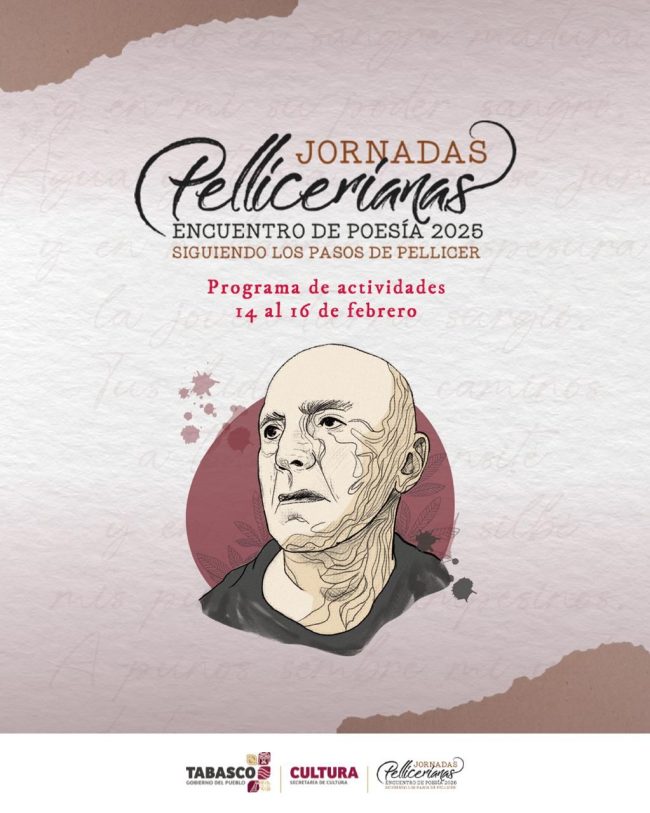 Todo listo para que den inicio las Jornadas Pellicerianas 2025