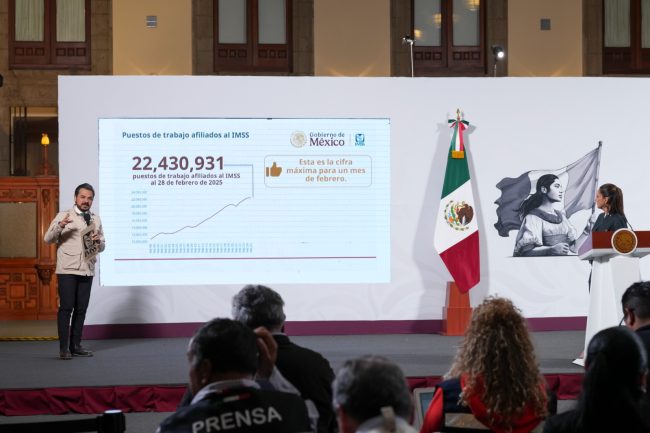 Cifra histórica, más de 22 millones de empleos afiliados al IMSS