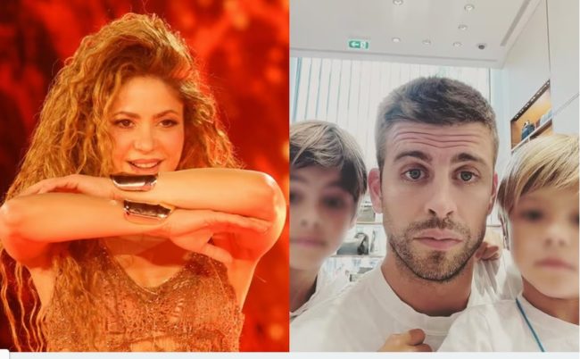 Piqué visita a sus hijos en Miami, mientras Shakira continúa la gira