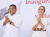 Se reúne May con la presidenta en la CDMX para analizar la paz en Tabasco