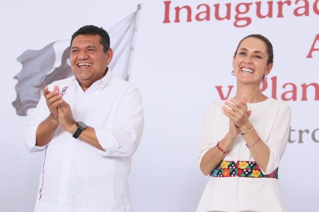 Se reúne May con la presidenta en la CDMX para analizar la paz en Tabasco