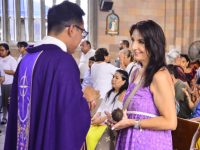 Inicia la Cuaresma con la colocación de la ceniza