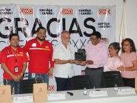 Entregan donativo a la Cruz Roja