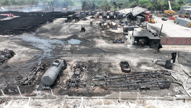 Atienden daño ambiental generado por el incendio