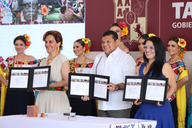 Promocionarán la Feria Tabasco 2025  con la emisión de tres timbres postales
