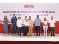 Impulsa YOH vivienda digna con entrega de cemento a bajo costo para 300 familias