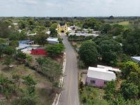 Entregan obras viales y de alumbrado en Los Alvarado