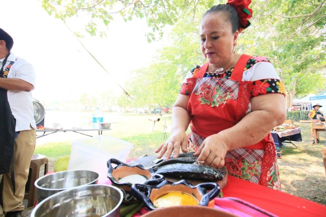 Celebrando la mojarra, en el marco de la Feria Tabasco 2025, “Del Río a tu Mesa”