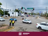 Reestablece SSPC fallas en semáforos afectados