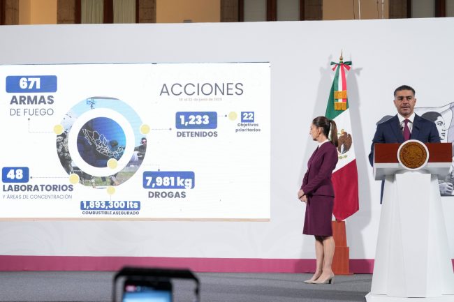Destaca CSP resultados de la Estrategia Nacional de Seguridad