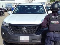 FIRT Olmeca asegura cuatro vehículos con reporte derobo 