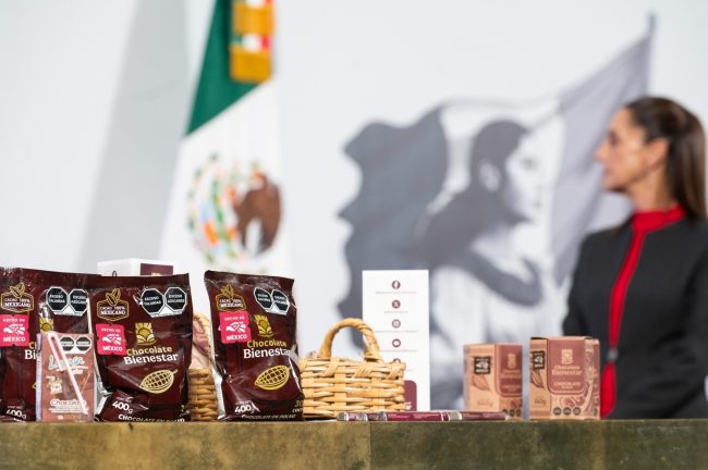 Destacan apoyo de May con Chocolate Bienestar